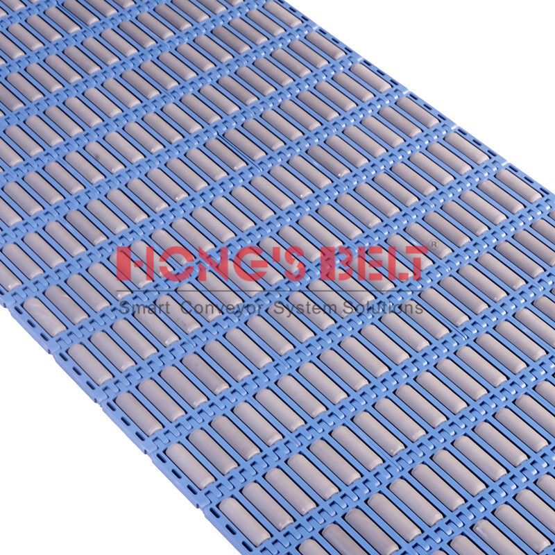 China Cinta transportadora modular superior con rodillo de paso de 25,4 mm/cinta transportadora plástica modular con rodillo de paso de 50,8 mm para logística Fabricación fábrica |CINTURÓN DE HONGS