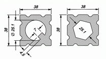 Šesterokotni adapter