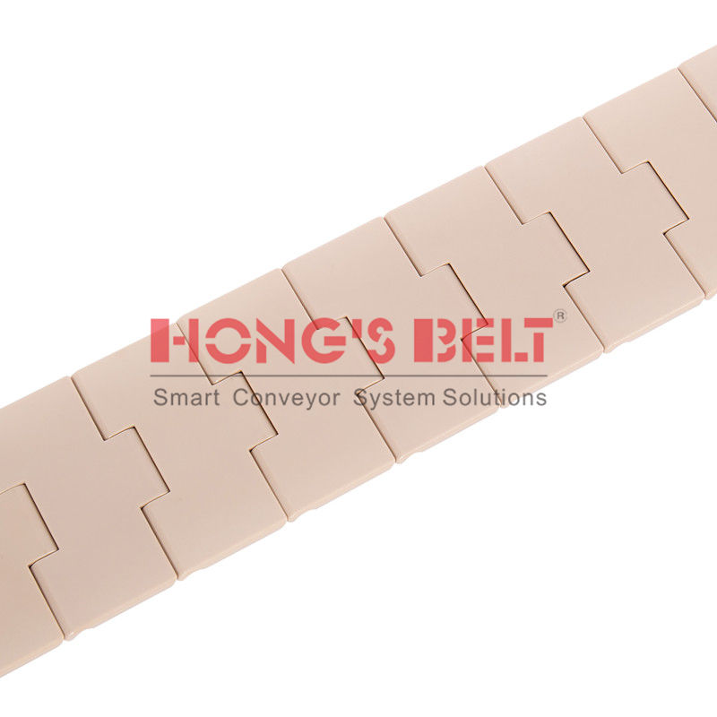 China Straight Running Plastic Chain Belt / Side Flexing